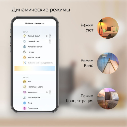 Светодиодная диммируемая лампа Gauss Smart Light Е27 27W 2700К 1400112