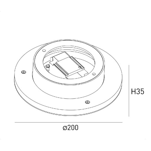 Настенный светильник Designled ML-R200-BL-WW 016545