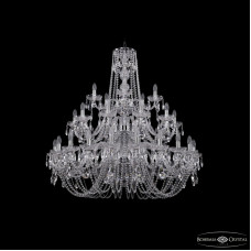 Подвесная люстра Bohemia Ivele Crystal 1402/20+10+5/400/3d Ni