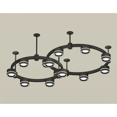 Комплект подвесного светильника Ambrella Light Techno Ring XR92221004 (A9222, A9227, C9238, C9232, N8434)