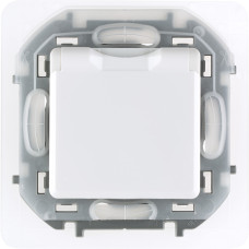 Розетка с/з со шторками с защитной крышкой Legrand Inspiria 673740