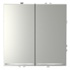 Проходной переключатель двухклавишный с подсветкой Voltum S70 VLS020405
