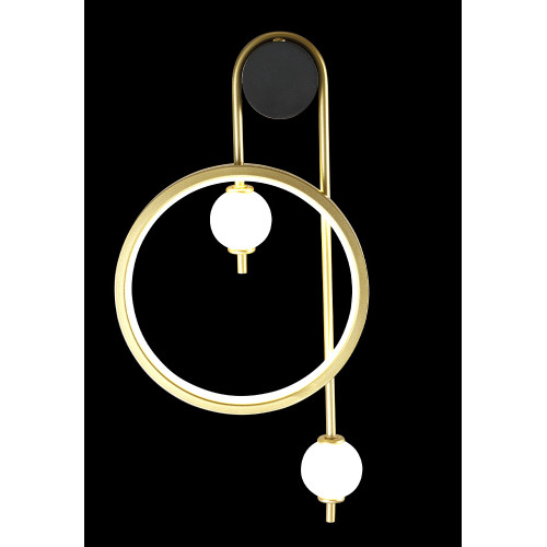 Бра Crystal lux RODRIGO AP20W LED BLACK/GOLD