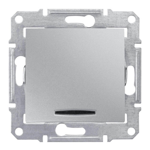 Переключатель перекрестный с синей подсветкой Schneider Electric Sedna 10A 250V SDN0501160