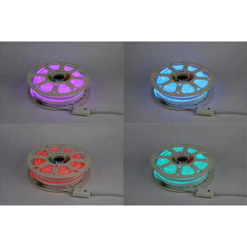 Светодиодная неоновая лента Эра N5050-72-IP67-220V-20m-RGB Б0053983