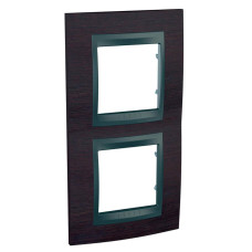 Рамка 2-постовая вертикальная Schneider Electric Unica Top MGU66.004V.2M3