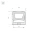 Силиконовый профиль Arlight WPH-FLEX-1414-TOP-S11-20m WHITE 041092