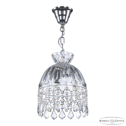 Подвесной светильник Bohemia Ivele Crystal 5478/22 Ni Clear/M-1H Leafs Подвесной светильник Bohemia Ivele Crystal 5478/22 Ni Clear/M-1H Leafs