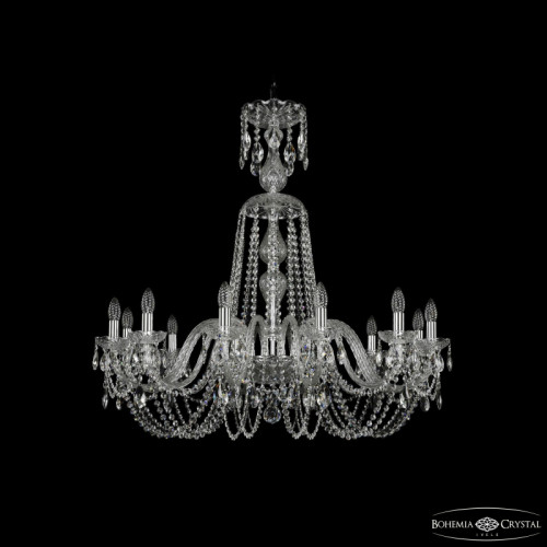Подвесная люстра Bohemia Ivele Crystal 1402/12/360/XL-95 Ni