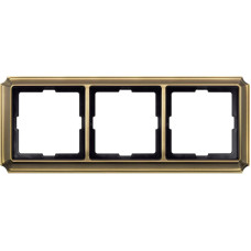 Рамка 3-постовая Schneider Electric Merten Antique/Artec MTN483343