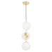 Подвесной светильник Lumina Deco Stelvio LDP 6041-3 GD