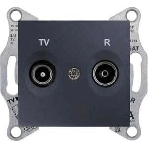 Розетка TV/R оконечная Schneider Electric Sedna 1dB SDN3301670