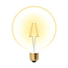 Лампа светодиодная филаментная (UL-00002358) Uniel E27 8W 2250K прозрачная LED-G125-8W/GOLDEN/E27 GLV21GO