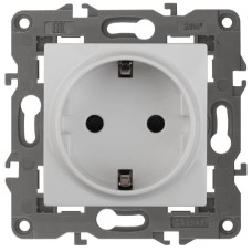Розетка ЭРА Elegance 2P E Schuko 16A 250V 14-2101-01 Б0034264