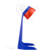 Настольная лампа Uniel ULO-K22 D/E14/A WHITE/BLUE/RED