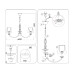 Подвесная люстра Ambrella Light High Light Ceramo Classic LH75025