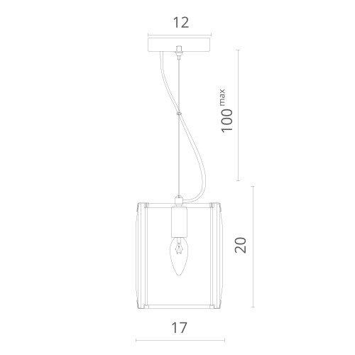 Подвесной светильник Divinare Ostin 1100/02 SP-1