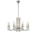 Подвесная люстра Crystal Lux AURELIO SP8 GOLD+CHROME/TRANSPARENT