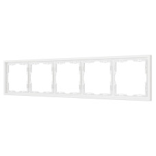 Рамка пластиковая Arlight FRM-NOBE-SFPL-5-WH 054227