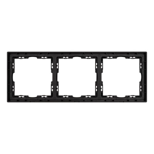 Рамка пластиковая Arlight FRM-NOBE-SFPL-3-BK 054220 Рамка пластиковая Arlight FRM-NOBE-SFPL-3-BK 054220