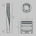 Радиусный профиль Maytoni Led strip ALM-3535R-B-TL-90°-0.4M