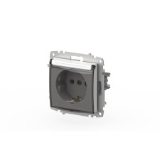Розетка с крышкой и заземлением ELBI Zena Vega 609-015600-218