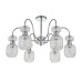 Люстра на штанге Escada Gloss 1141/6PL Chrome/Clear