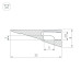 Алюминиевый профиль Arlight SL-MINI-SHELF-H8-2000 ANOD OLIVE GREY 038205