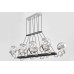 Подвесная люстра Lumina Deco LDP 9110-8-PR BK+CHR