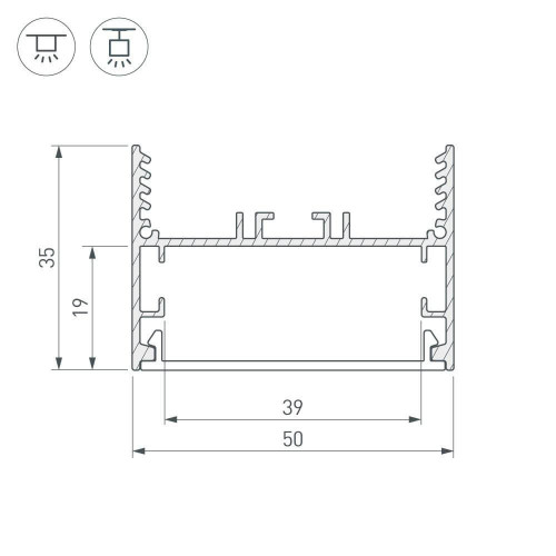 Профиль Arlight SL-LINE 029040