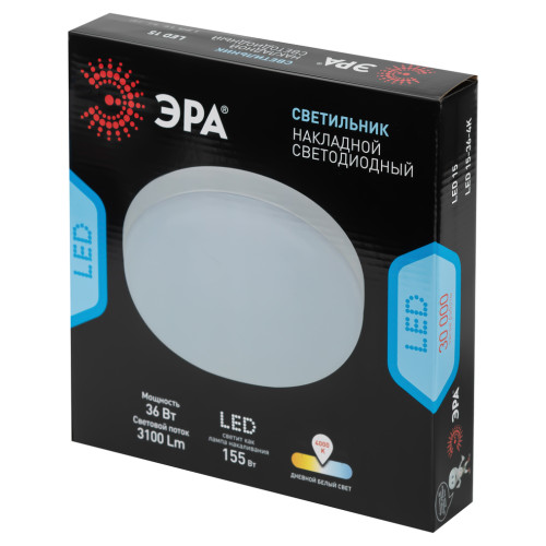 Настенно-потолочный светильник Эра LED 15-36-4K Б0054336