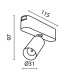 Трековый магнитный светильник Maytoni Focus LED TR103-1-5W3K-M-B
