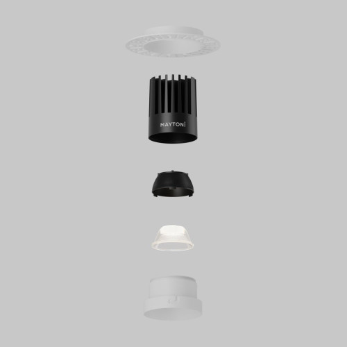 Встраиваемый светильник Maytoni Dip DL121-15W-4K-TRS-W