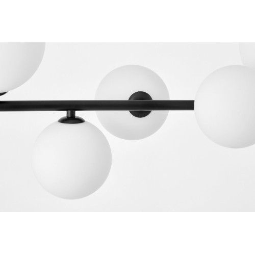 Подвесная люстра Lumina Deco LDP 7036-7 BK+WT