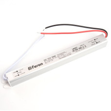 Трансформатор для светодиодной ленты Feron LB001 18Вт 12В IP20 48010