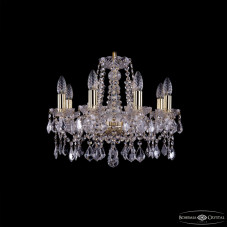 Подвесная люстра Bohemia Ivele Crystal 1413/8/165 G Leafs