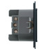 Розетка 1-местная Stekker 250В 16А Мия RST16-3112-05 50455