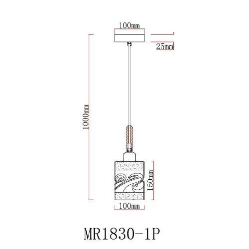 Подвесной светильник MyFar Olivia MR1830-1P