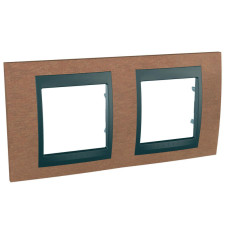 Рамка 2-постовая Schneider Electric Unica Top MGU66.004.2M2
