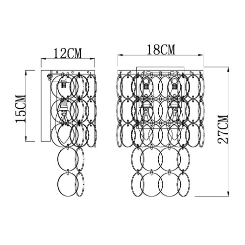 Настенный светильник Arte Lamp Pipirima A4100AP-2CC