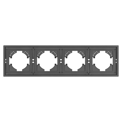 Рамка пластиковая на 4 поста Arlight FRM-TENDO-SFPL-4-GR 054655