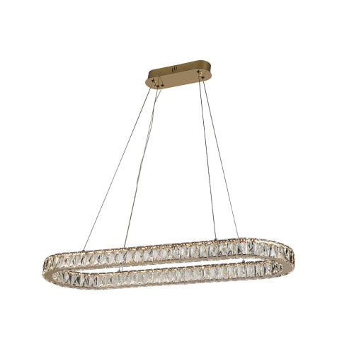 Подвесная люстра Newport 8580/90 C oval gold М0071381 Подвесная люстра Newport 8580/90 C oval gold М0071381