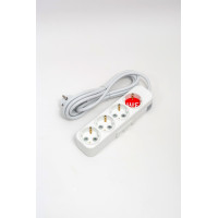 Удлинитель с/з 4вх с защитными шторками ELBI Myra 527-010203-411