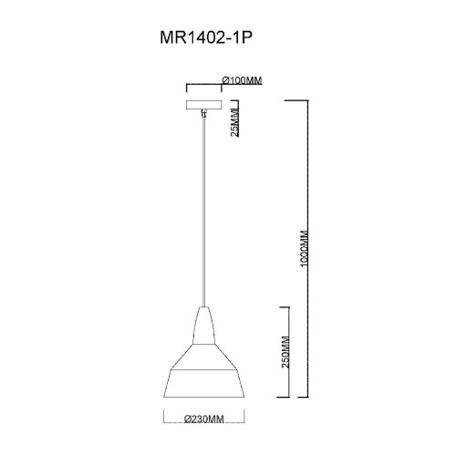 Подвесной светильник MyFar Brigitte MR1402-1P