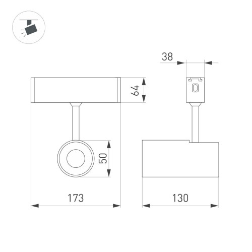 Накладной светильник Arlight 028940 Накладной светильник Arlight 028940