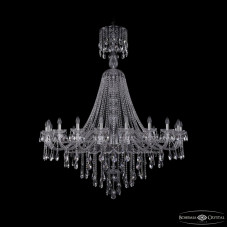 Подвесная люстра Bohemia Ivele Crystal 1415/20/530/XL-180 Ni