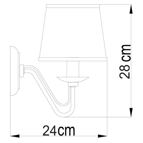 Бра Arte Lamp Furore A1150AP-1CC