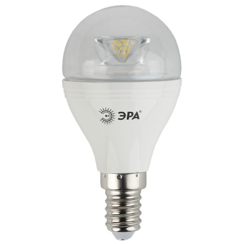 Лампа светодиодная Эра E14 7W 4000K LED P45-7W-840-E14-Clear Б0020552