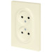 Розетка Эра Arktik 16-2107-02 без заземления двойная 2X2P 16А-250В слоновая кость Б0071682
