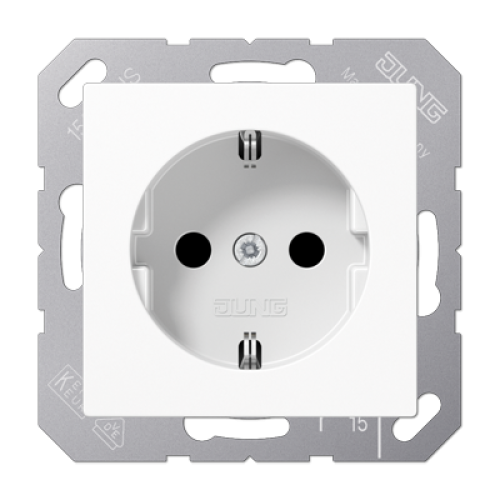 Розетка Schuko Jung A1521BFWW